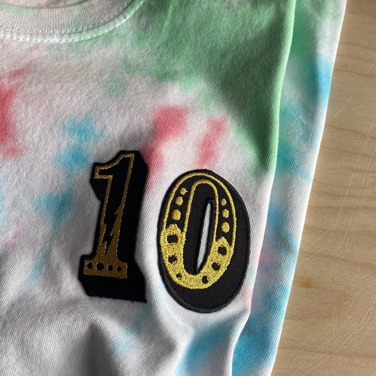 Circus Number 6 Iron on Patch