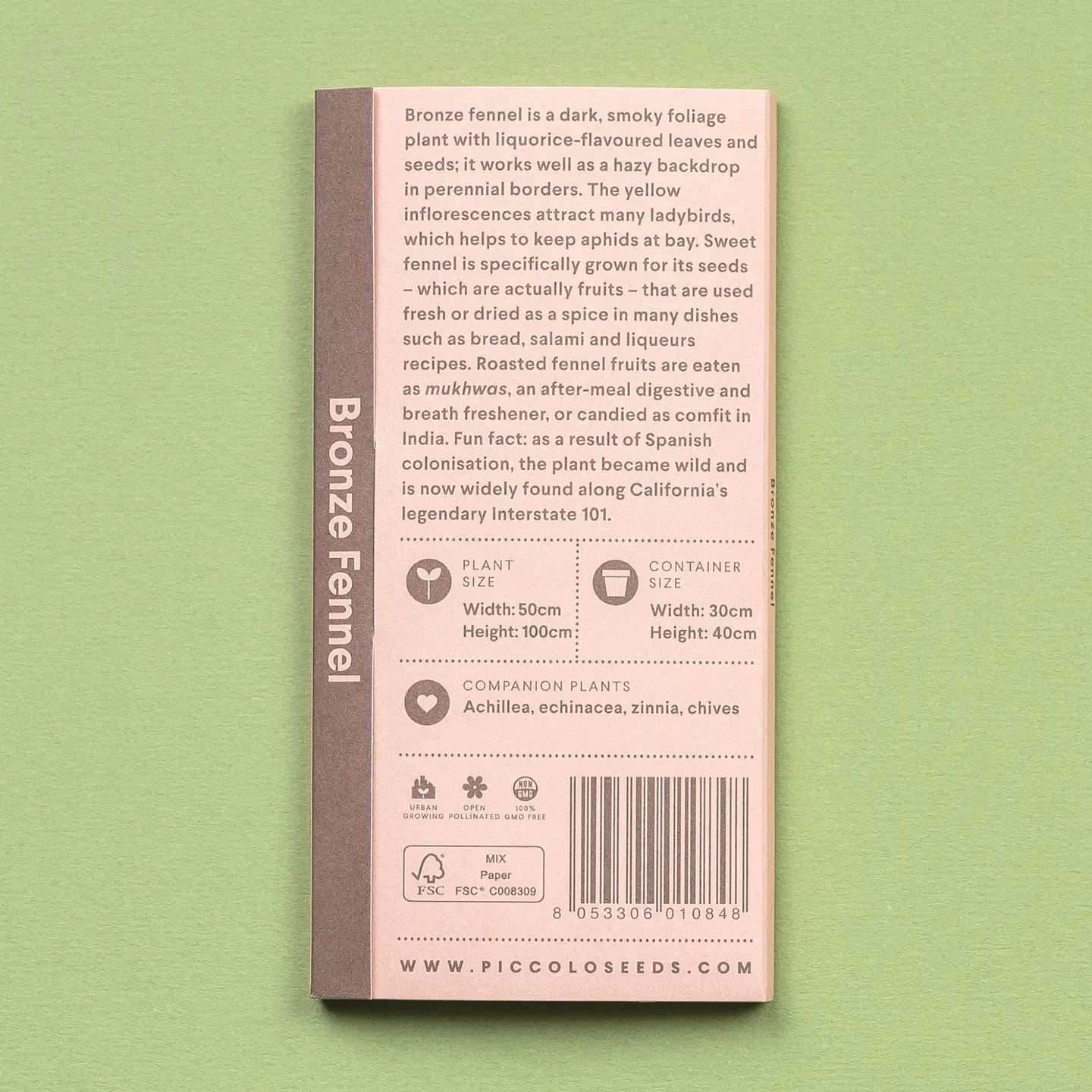 Bronze Sweet Fennel Seeds | Piccolo