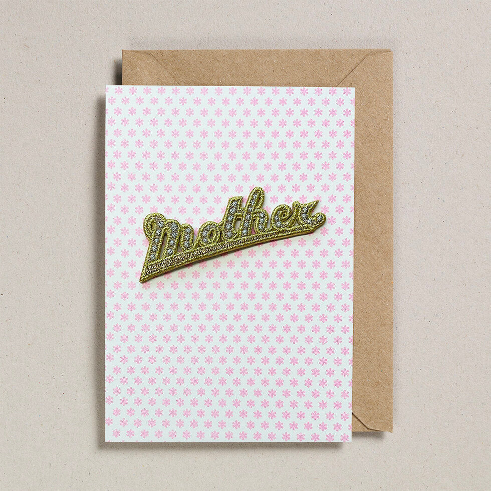 Iron on Patch Greeting Card - Mother