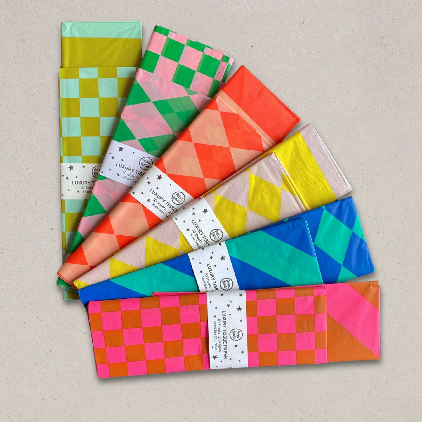 Patterned Luxury Tisseu Paper Gift Wrap | Petra Boase