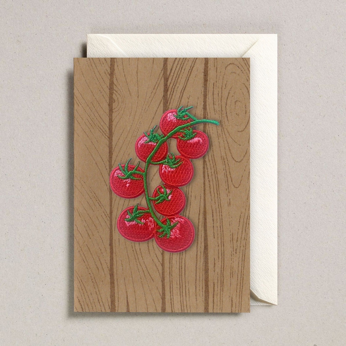 Rainbow Chard Iron On Patch Greeting Card