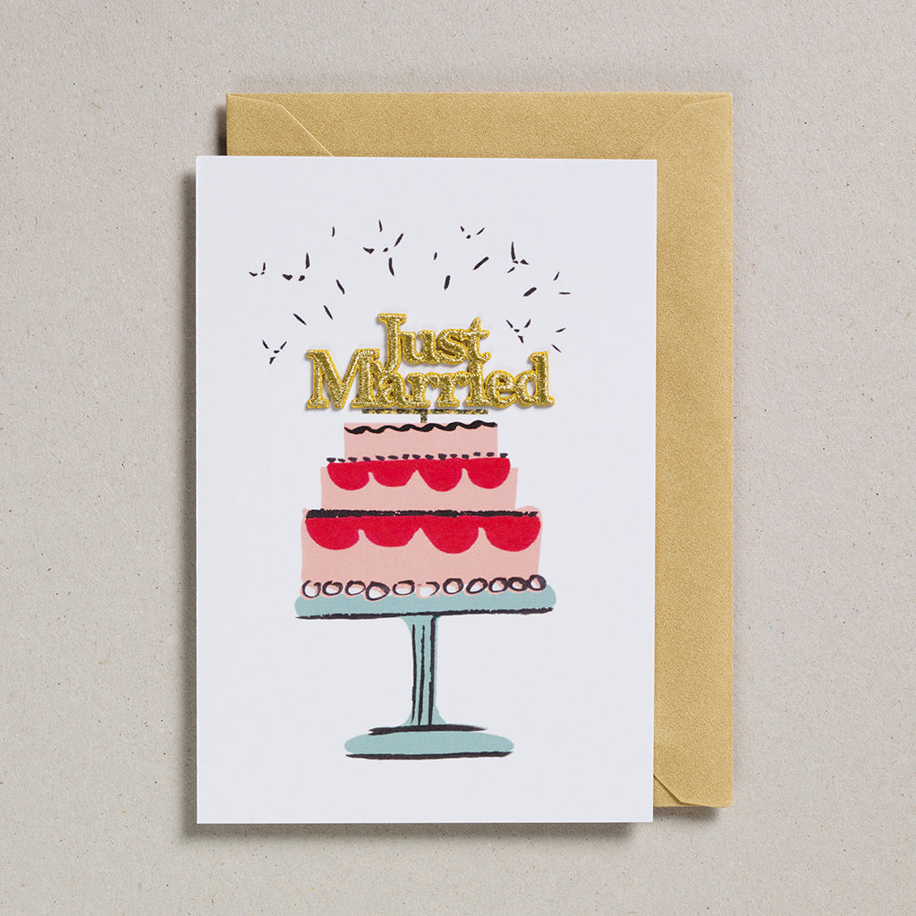 Cake Card - Just Married