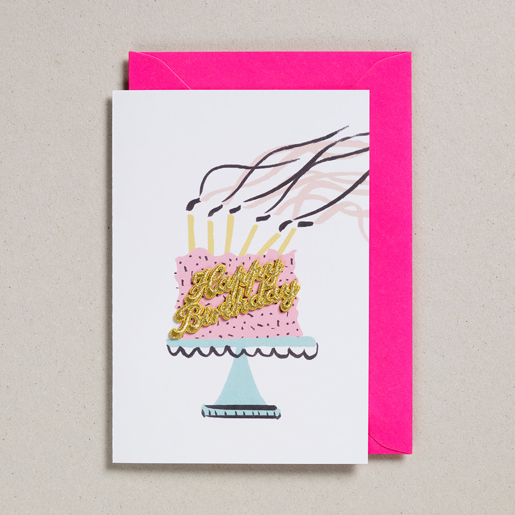 Cake Card - Happy Birthday