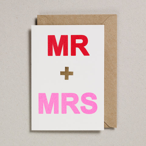 Love & Friendship Card - Mr & Mrs