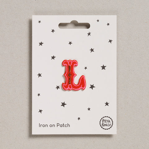 Alphabet Patches - "L"