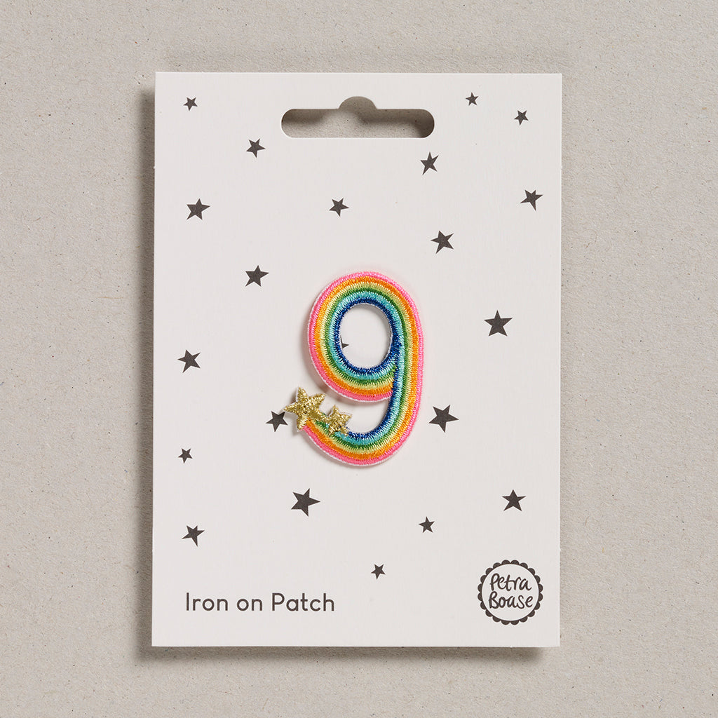 Iron On Number Patch - Nine 9 – Petra Boase Ltd