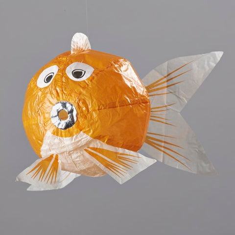 Japanese Paper Balloon - Small Orange Fish