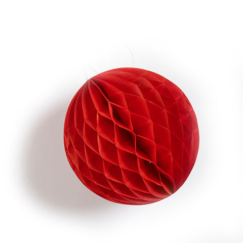 Paper Ball Decoration - Red