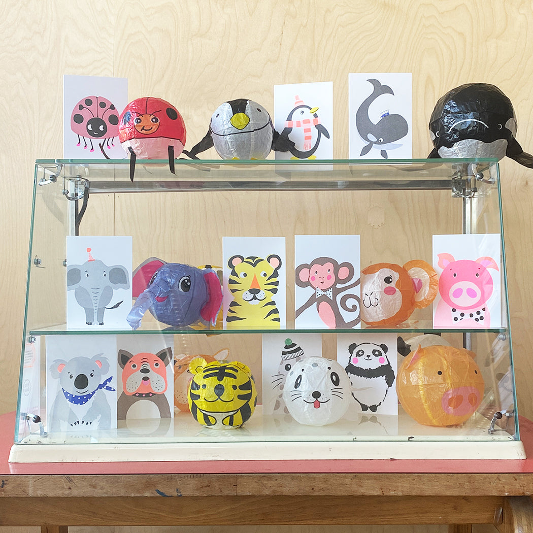 Paper Balloon Card - Ladybird