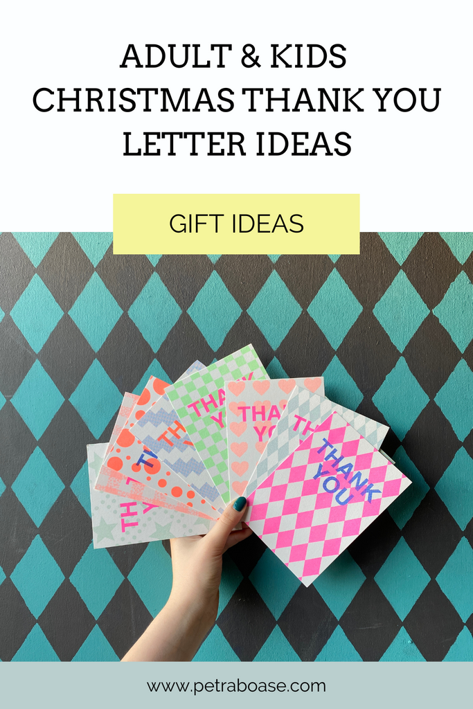 Adult & Kids Christmas Thank You Letter Ideas - Gift Ideas
