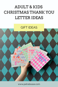 Adult & Kids Christmas Thank You Letter Ideas - Gift Ideas
