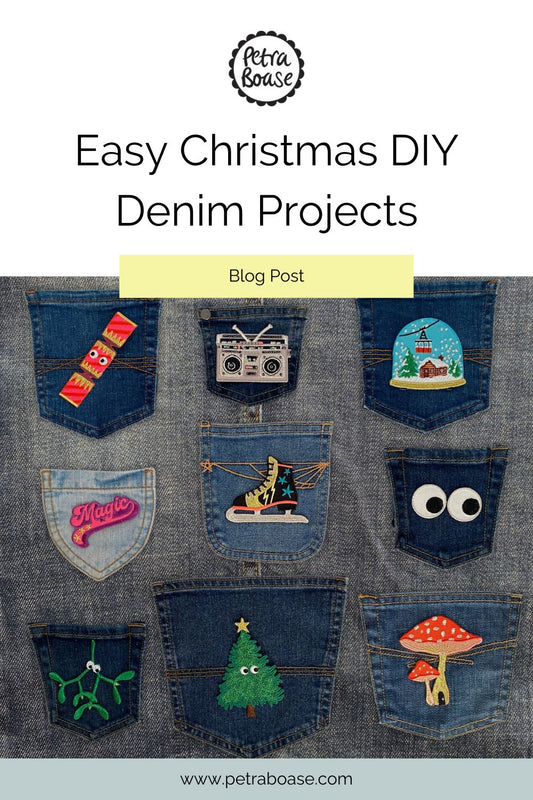 Christmas DIY Denim Jeans Projects