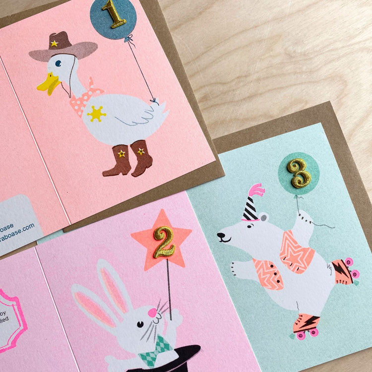 Kids Character Birthday Cards