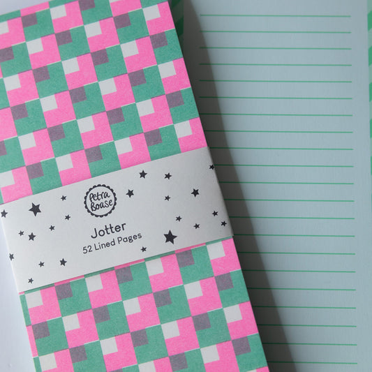 Jotter Notebook | 52 Lined Pages - Style 4