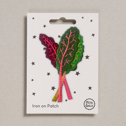 Chard Embroidered Iron on Patch