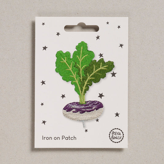 Turnip Embroidered Iron on Patch