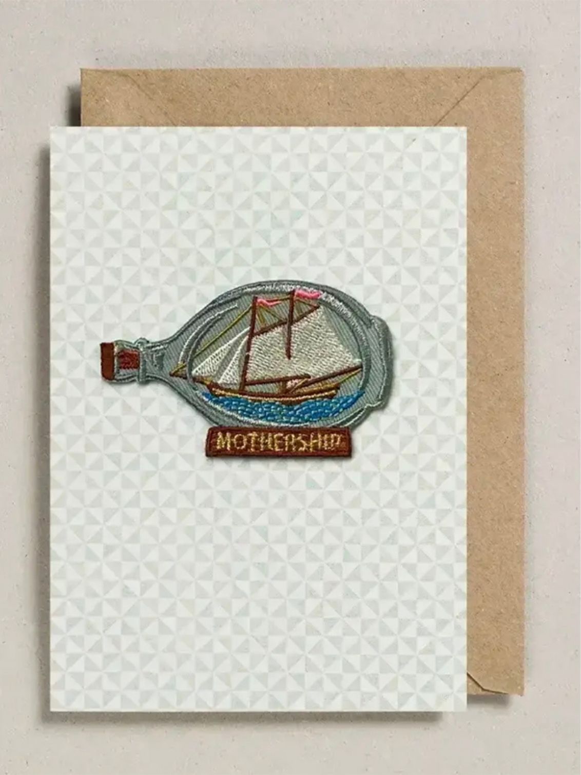Iron on Patch Greeting Card - Mothership