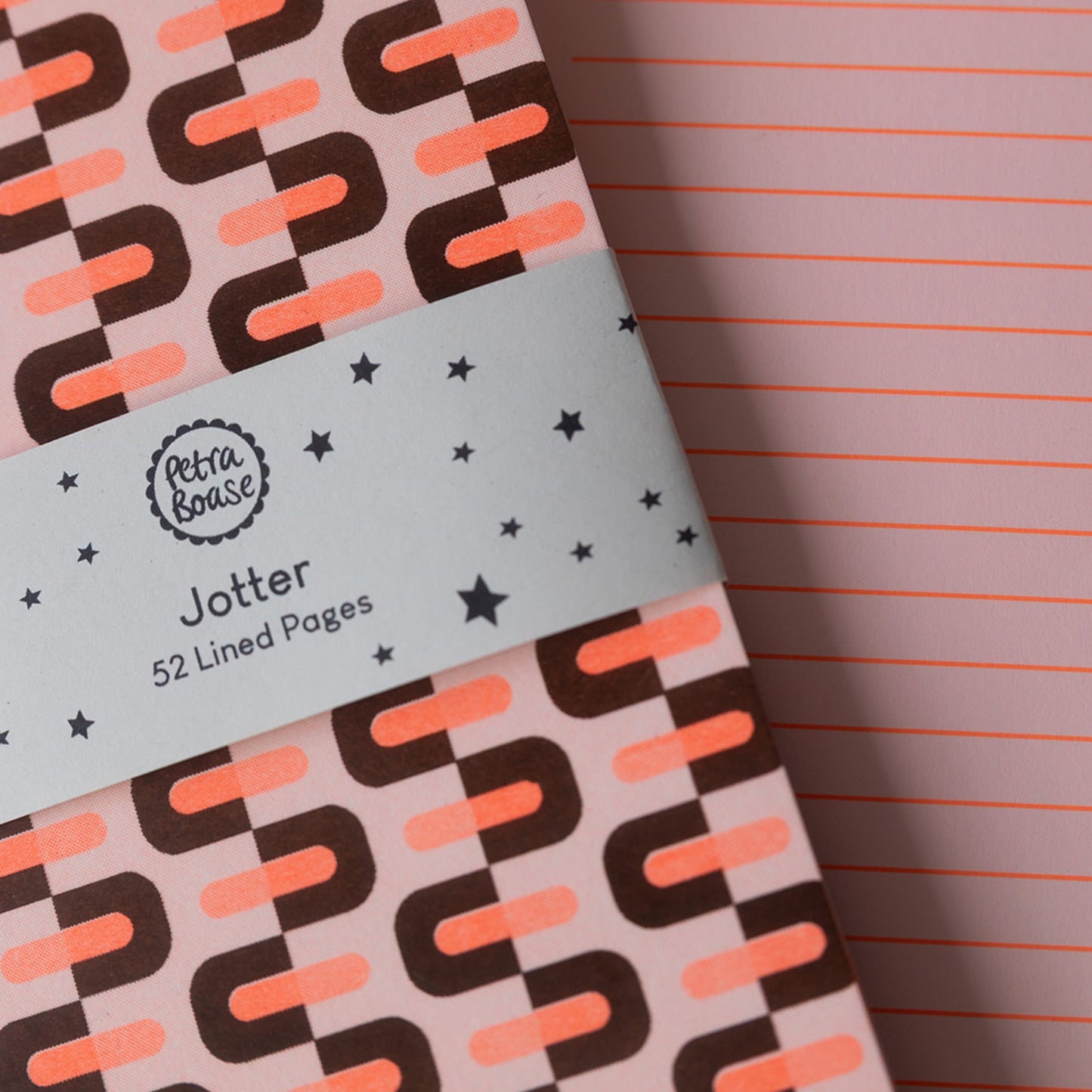 Jotter Notebook | 52 Lined Pages - Style 12