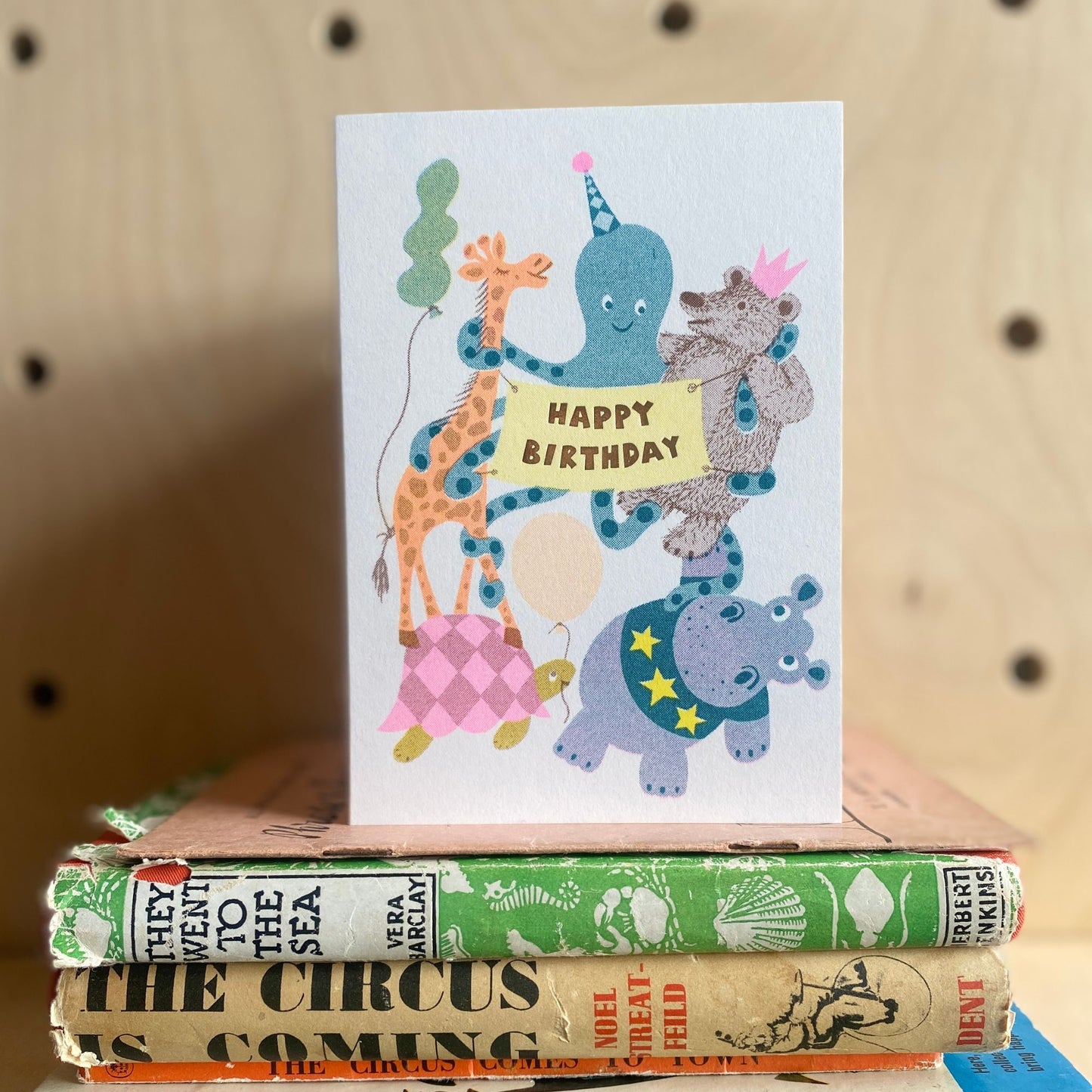 Kids Happy Birthday Card -Pets Party