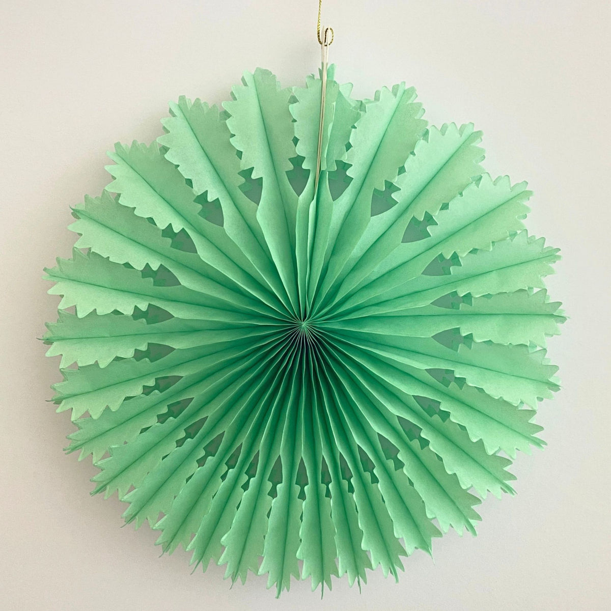 Paper Fan - Mint