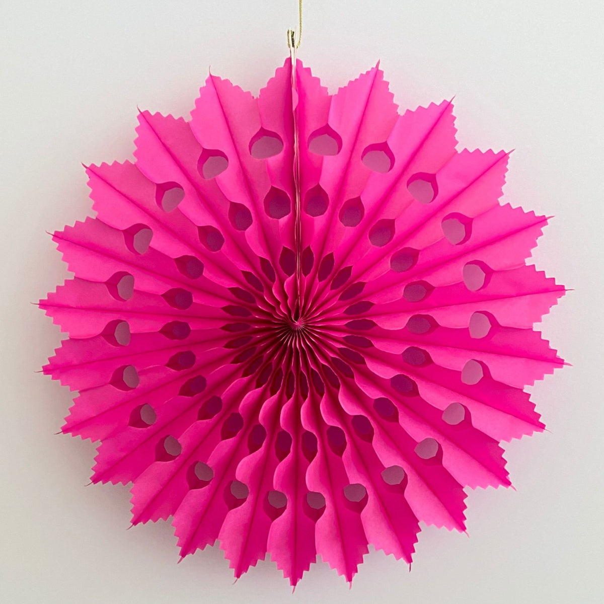Paper Fan Decoration - Pink