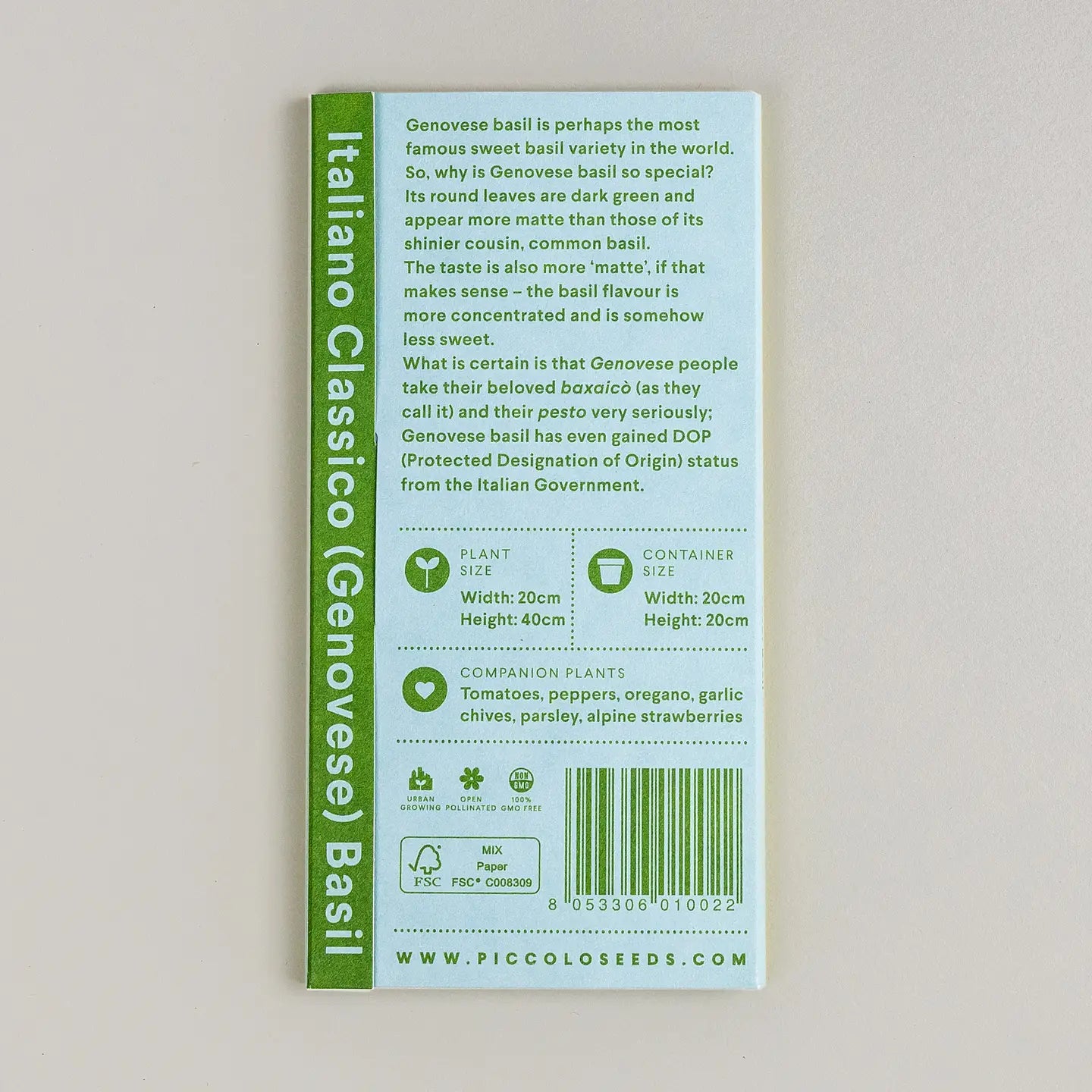 Genovese Basil Seeds | Piccolo