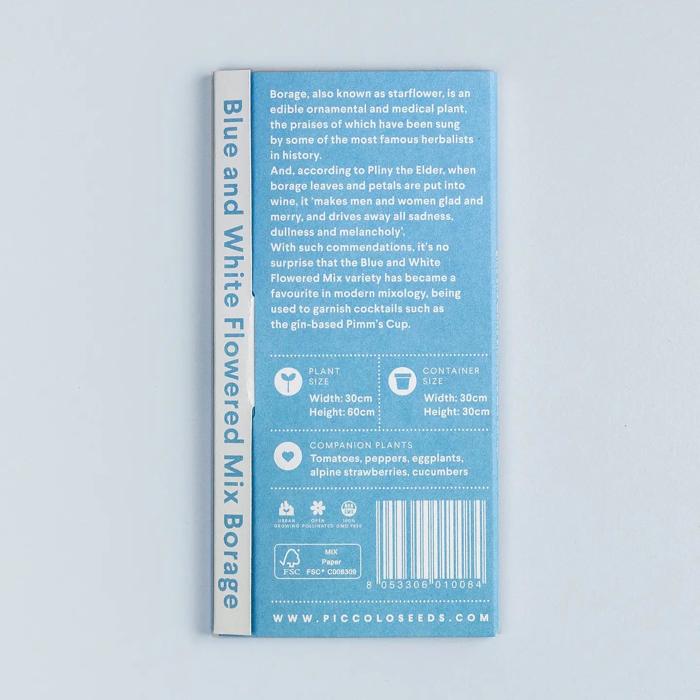 Blue and White Flowered Mix Borage Seeds | Piccolo