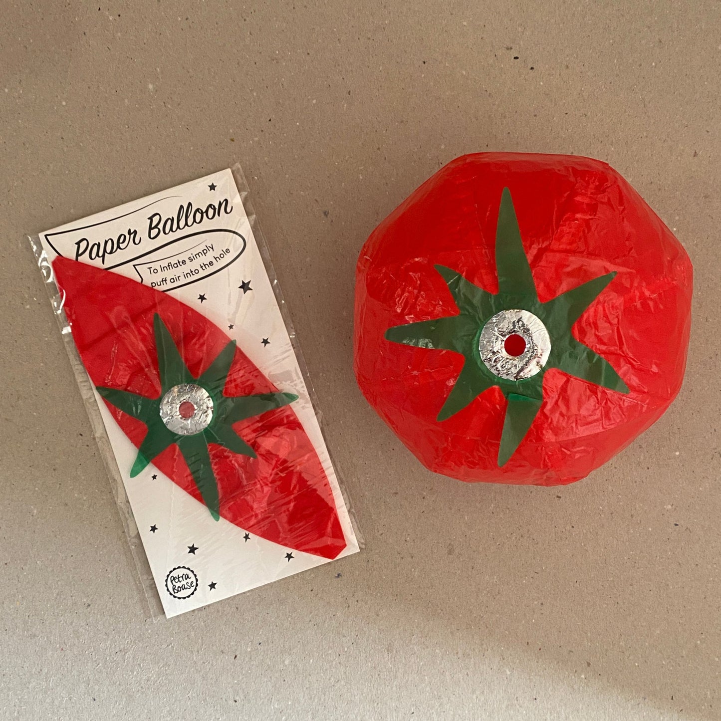 Tomato Paper Balloon, Novelty Reusable Balloon
