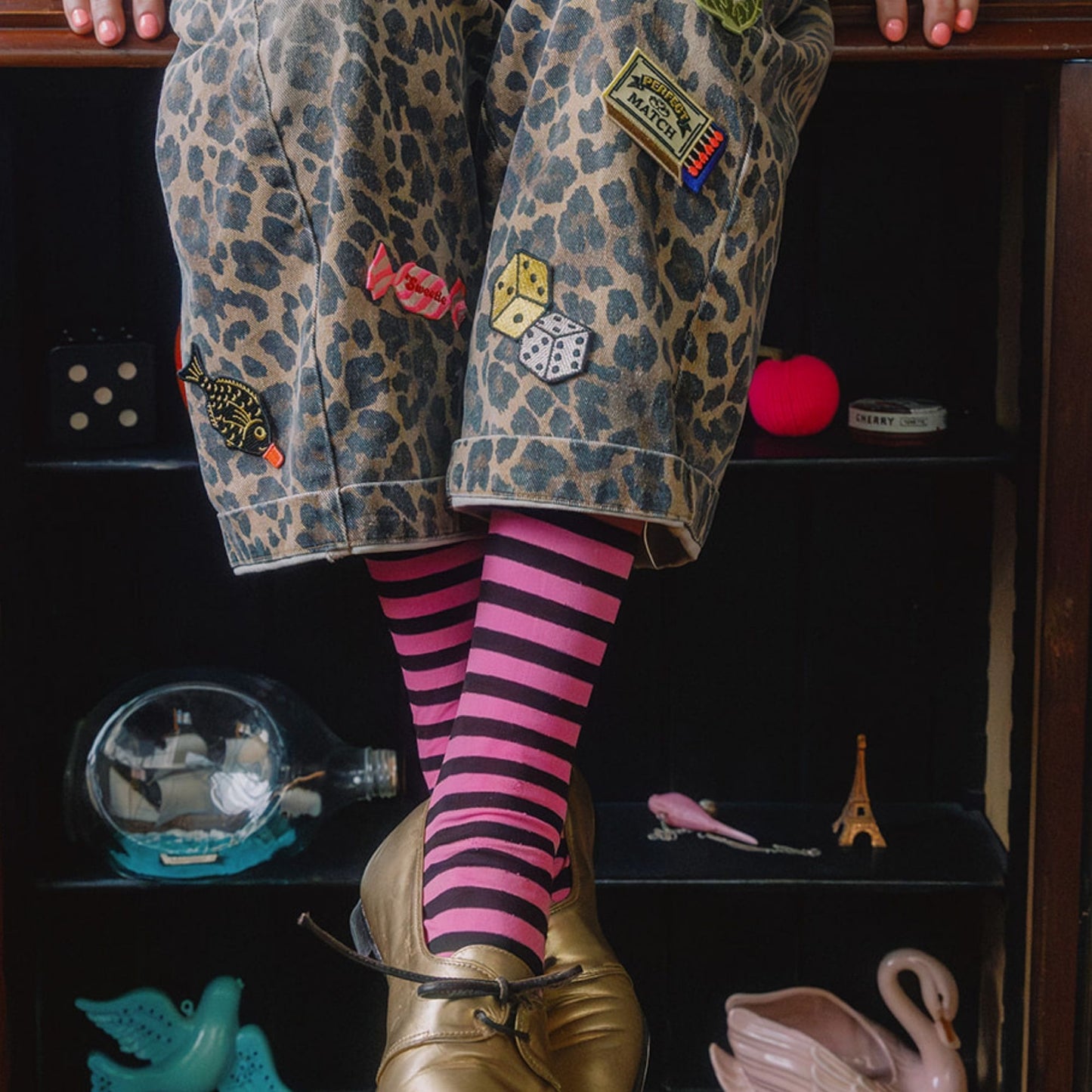 Retro Sweetie Iron on Patch