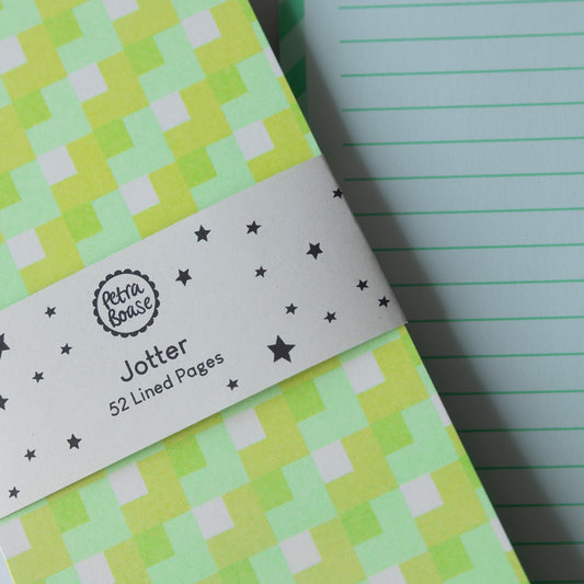 Jotter Notebook | 52 Lined Pages - Style 2