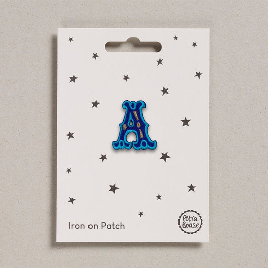 Alphabet Patches - "A" Blue