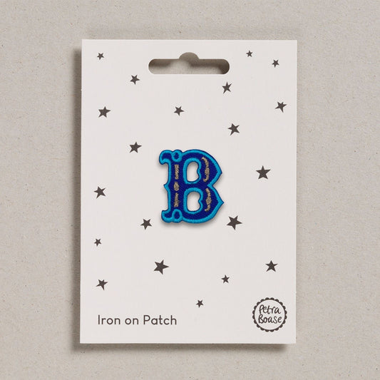 Alphabet Patches - "B" Blue