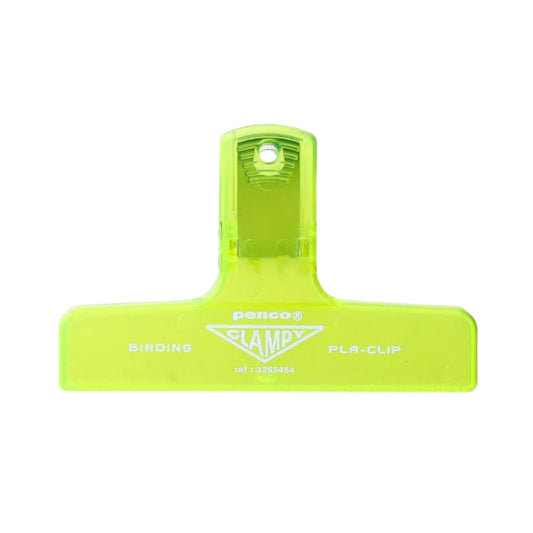 Penco Clampy Pla-Clip – Clear Yellow Desk Clip