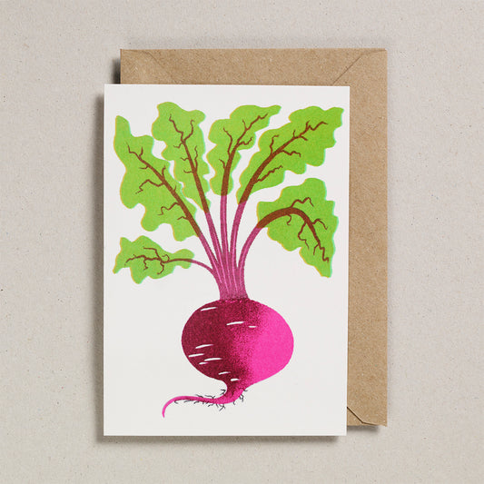 Grow Greeting card- Beetroot