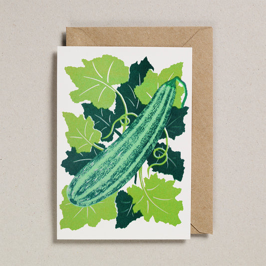 Grow Greeting card- Courgette