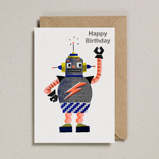 Robot Cards -  Happy Birthday Zap!