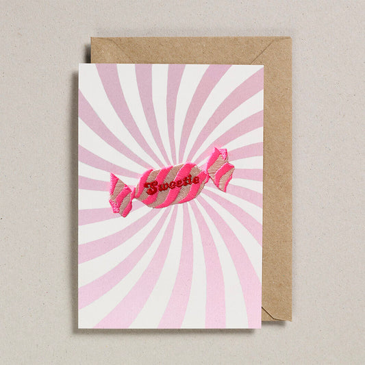 Iron on Patch Greeting Card - Retro Sweetie
