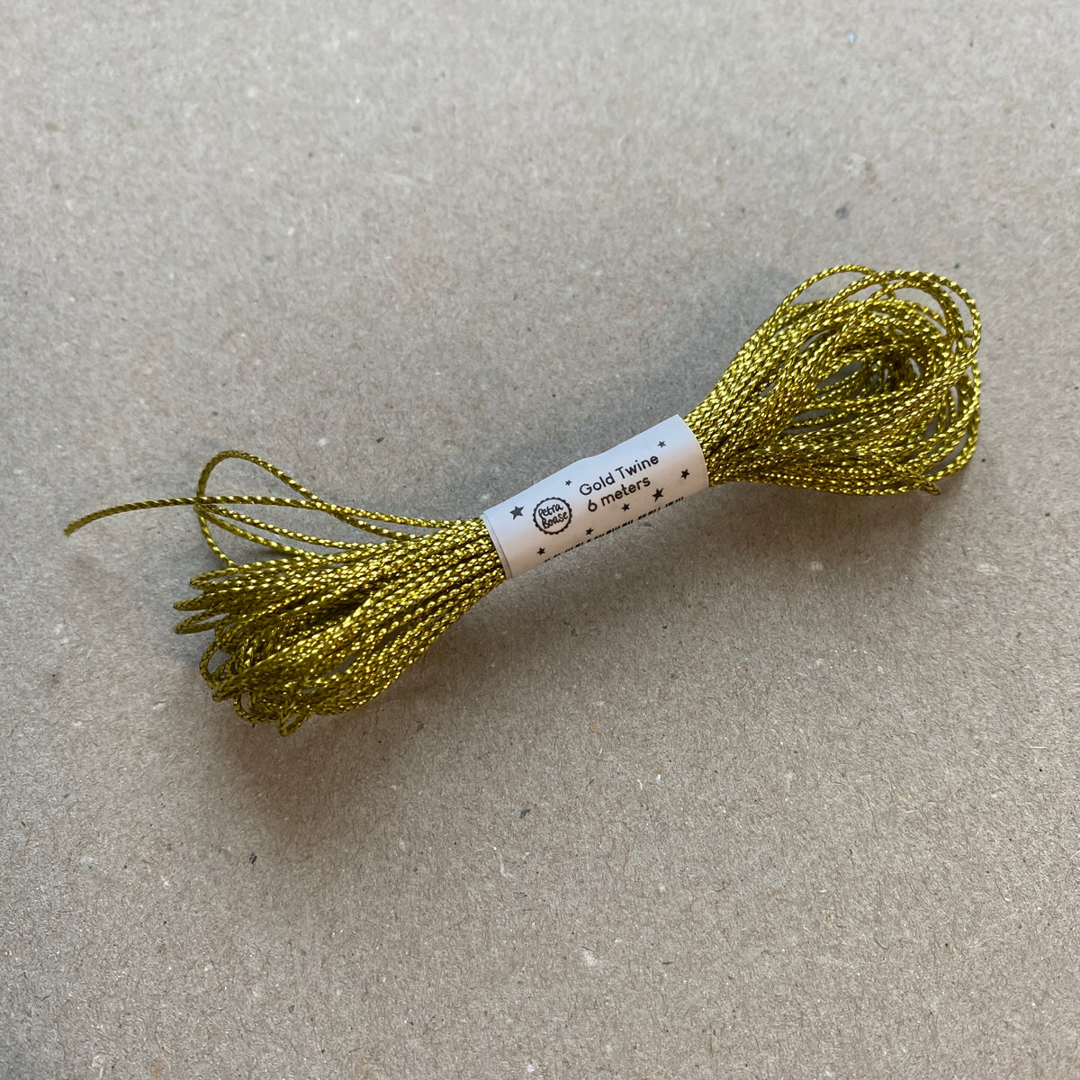 Gold Twine - 6 Metres