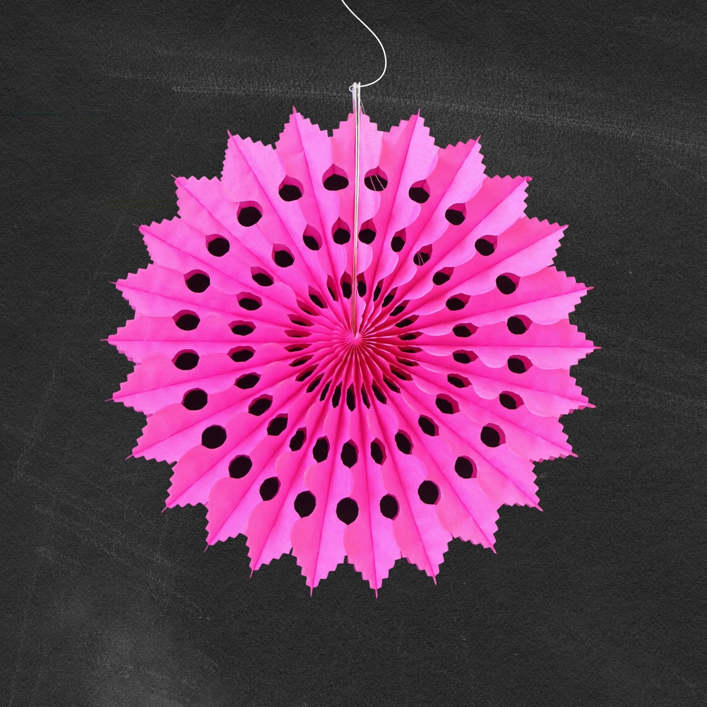 Paper Fan Decoration - Pink