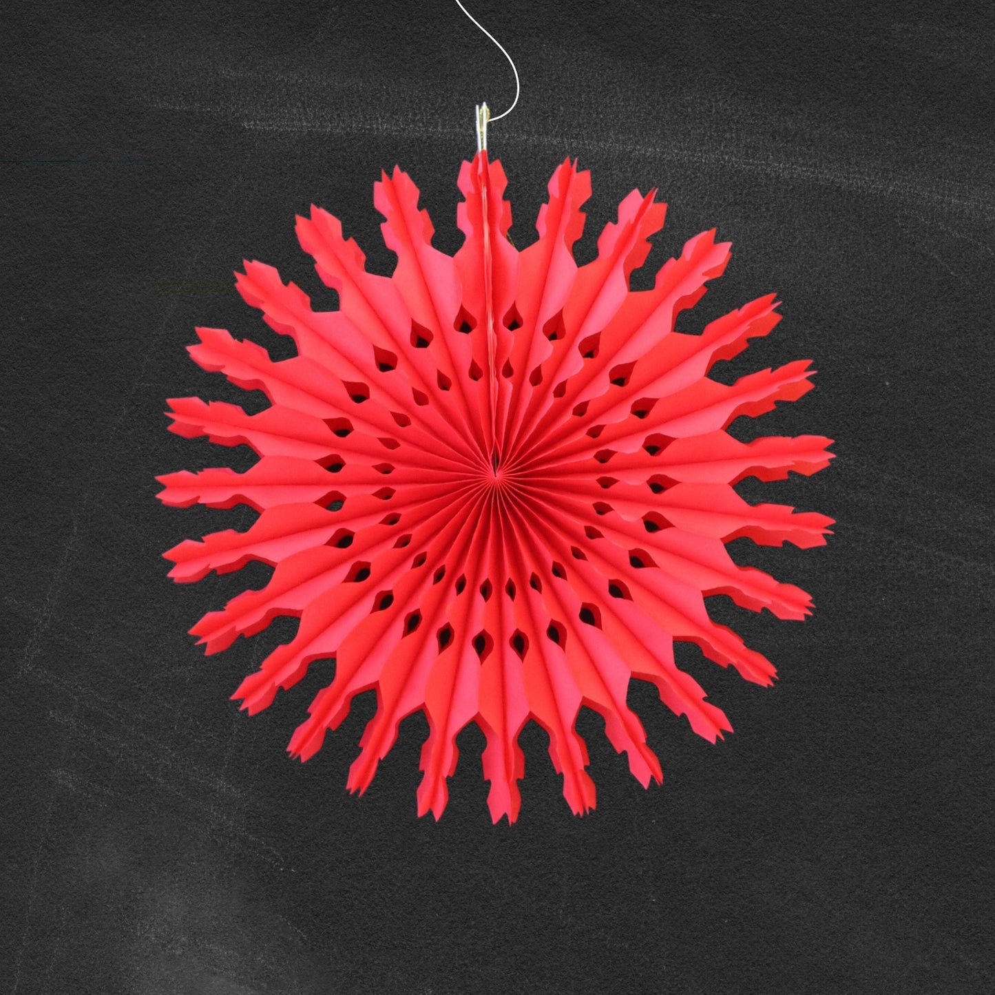 Paper Fan Decoration - Pink