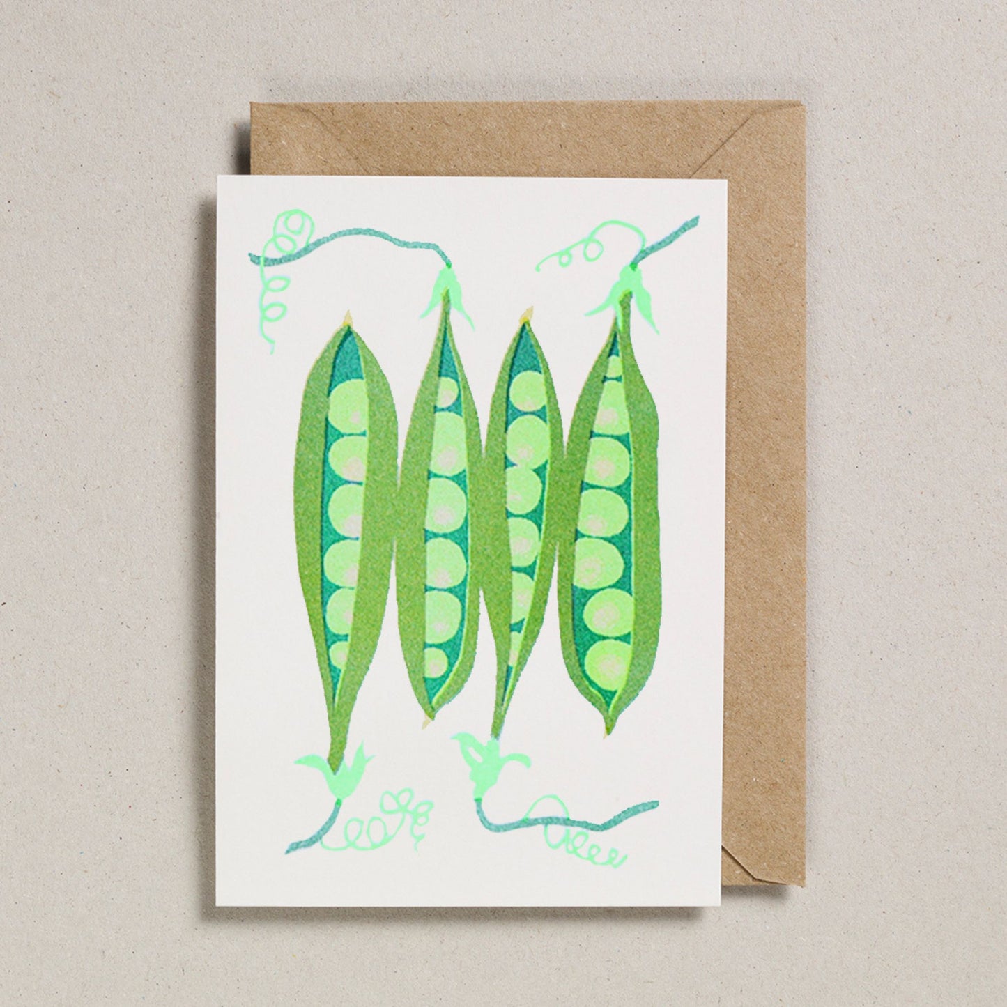 Grow Greeting card- Peas