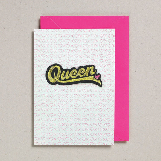 Iron on Patch Card - Queen