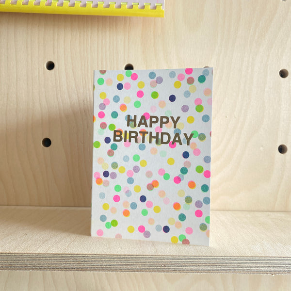 Riso Shapes - Happy Birthday Confetti