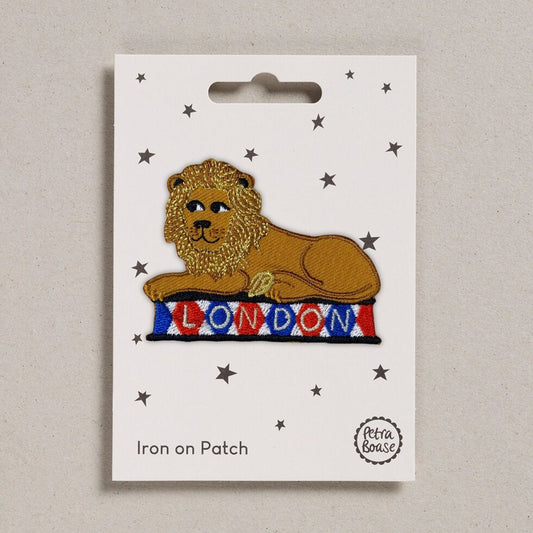London Lion Iron on Patch ! Petra Boase