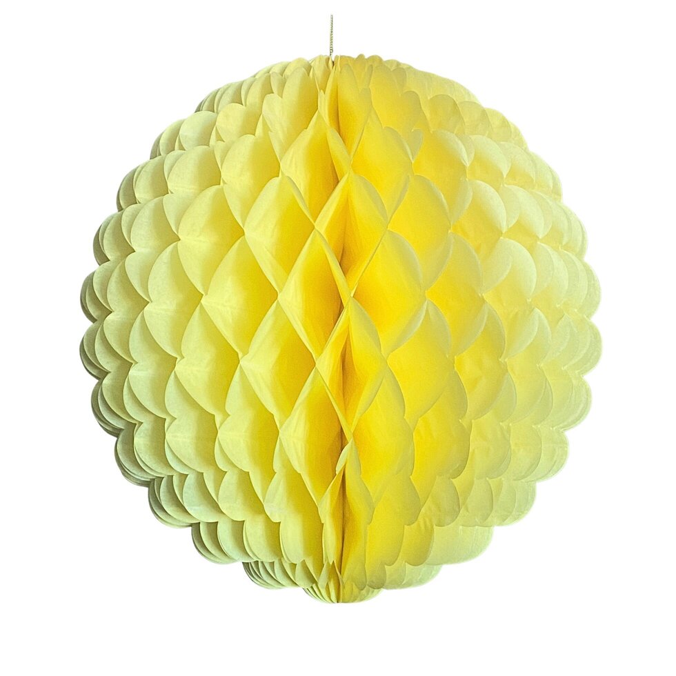 Yellow Honeycomb Ball Tissue Paper Decoration – 35cm (Copy)