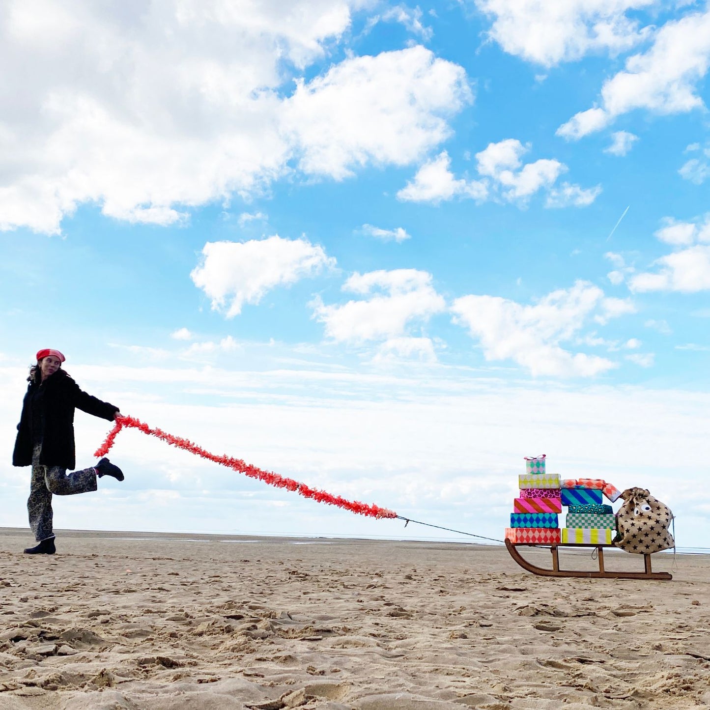 Petra Boase Christas Shop | Presents on a Sleigh