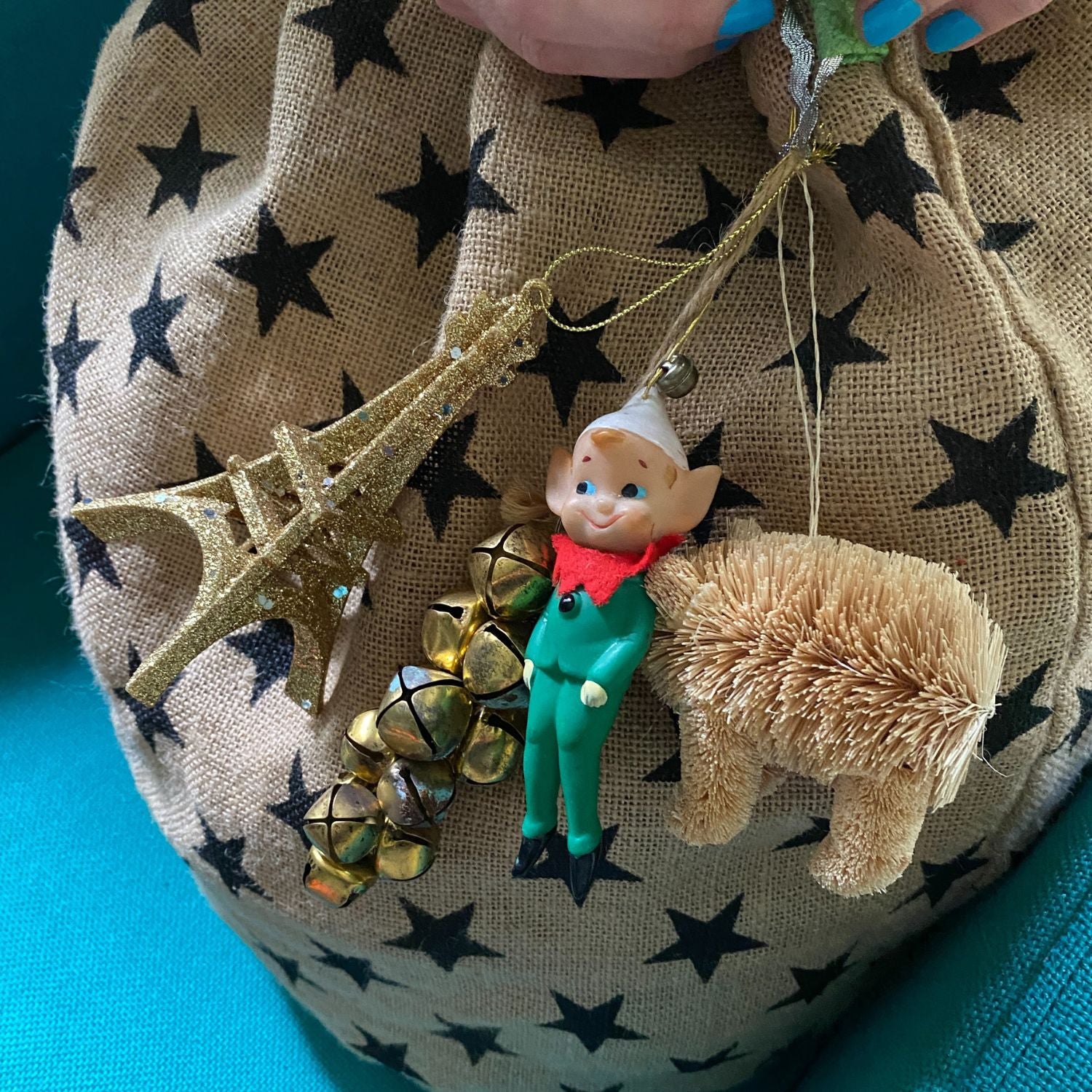 Petra Boase | Christmas Gift Sack with charms 