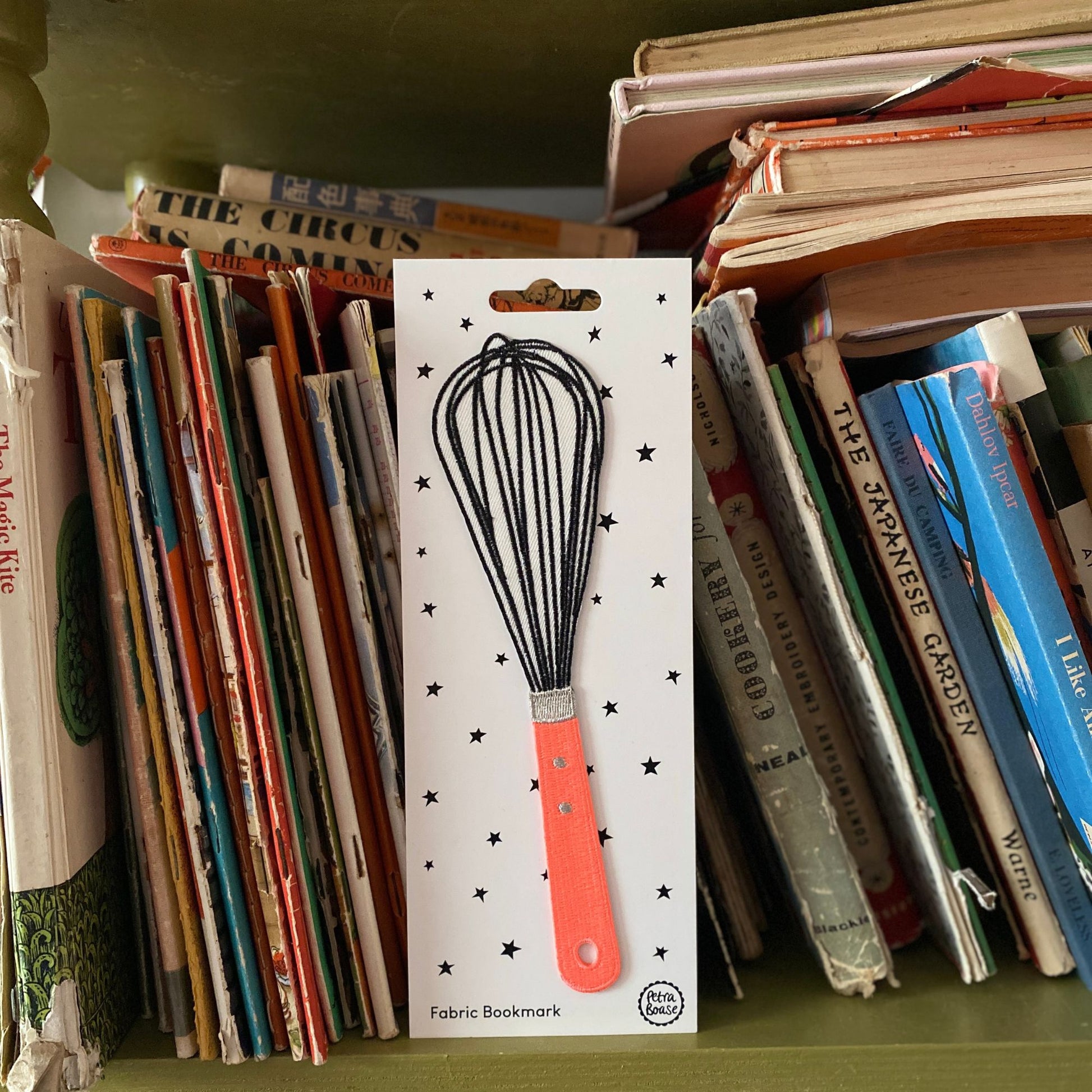 Petra Boase | Fabric Whisk Bookmark