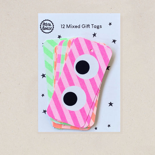 Petra Boase | Googy Eye Patterned Gift Tags