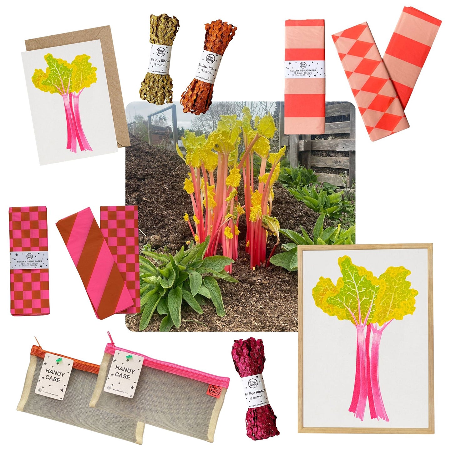 Petra Boase | Rhubarb Art Print Mood Board